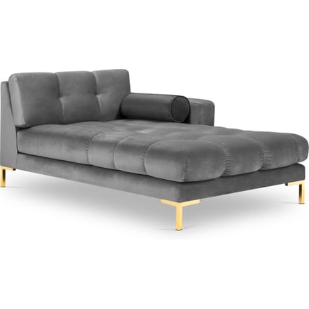 Chaise longue Bali rechts velvet | Cosmopolitan Design
