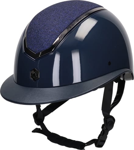 Charles Owen Veiligheidshelm Charles Owen Kylo Gloss Brede Klep Donkerblauw