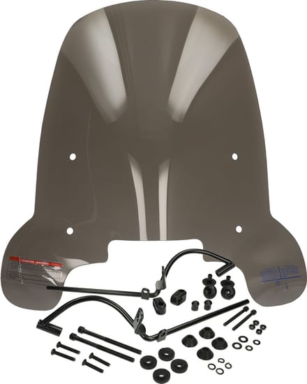 Mezoly Windscherm Peugeot New Vivacity hoog smoke