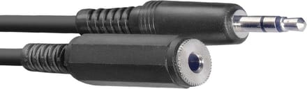 Stagg Audio kabel Mini jack/mini jack (F/m) SAC3MPSBMJS