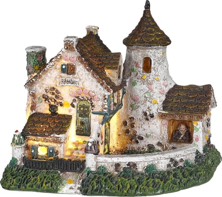 LuVille Efteling Miniatuur Huis van Hans en Grietje - L11 x B9 x H9 cm