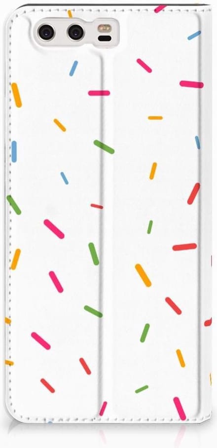 Huawei P10 Plus Flip Style Cover Donut Roze