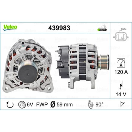 Dynamo / Alternator VALEO ORIGINS NEW VALEO 439983
