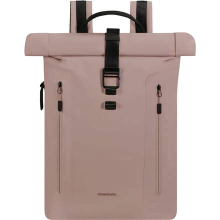 Samsonite Rugzak - Coatify Biz Rolltop Backpack 15.6" - waterproof PU - Rose - 18 l