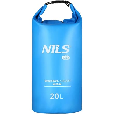 NILS CAMP NC1703 Serie - Waterdichte Tas - 20L - Lichtblauw - Verstelbare Schouderband