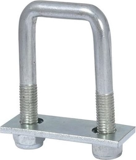 U-beugel met stropplaat - M12 - 90mm
