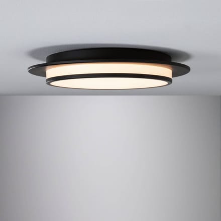 LED-plafondlamp 3-Step-Dim Egron 2700K 750lm 230V 16W dimbaar Zwart mat