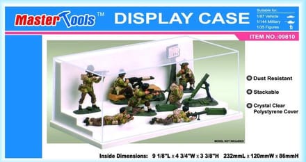Master Tools Modelbouwpakket - 09810 Display Case 232x120x86 mm Display case - MasterTools - Modelbouw
