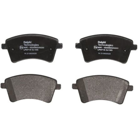Remblokset DELPHI LP3715, voor
