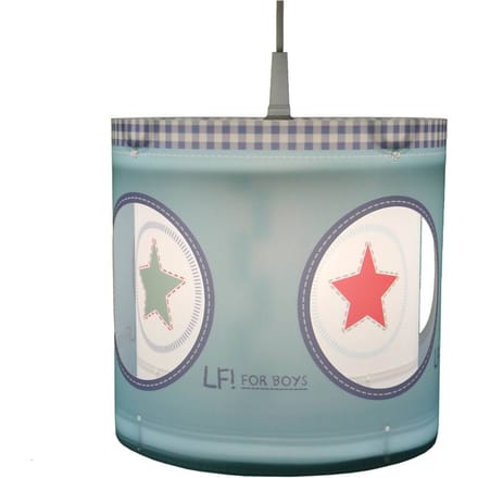 Niermann Lief for Boys Ster Hanglamp Spaarlamp, LED E27 60 W Blauw