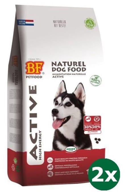 2x12,5 kg Biofood high energy hondenvoer