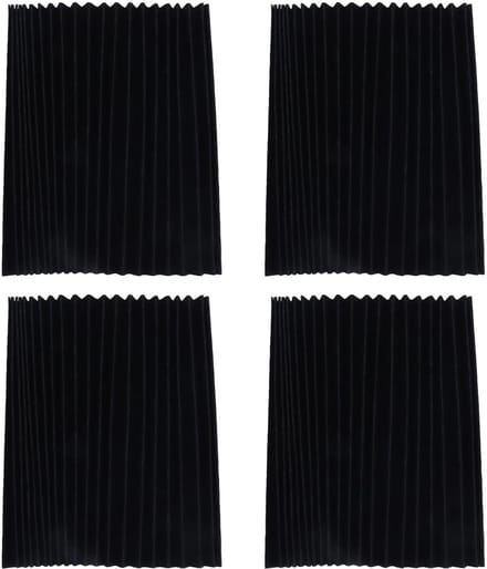 Dailygoods- Luchtfilter Vervanging - Koelkastfilter - Houtskoolfilter - Ontgeurend - Set van 4 Stuks - Geschikt voor Koelkast
