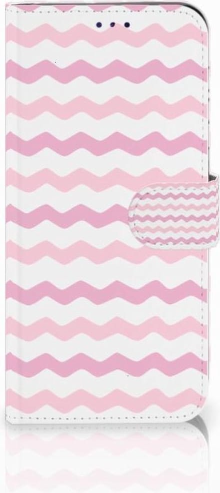 Samsung Galaxy A50 Telefoon Hoesje Waves Roze