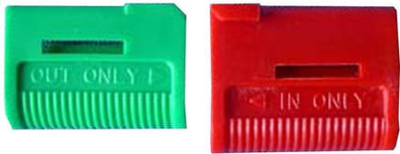 Flamingo - Cat mate Vervangslot - Rood / Groen - 10 x 6 x 0.1 cm