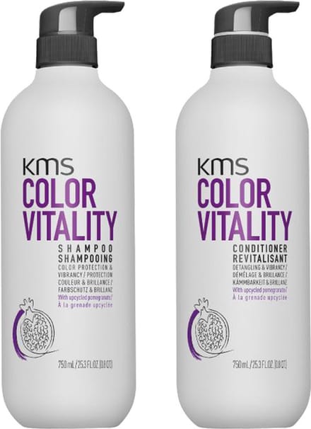 KMS ColorVitality Shampoo + Conditioner 750ml