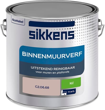Sikkens - Binnenmuurverf Mat - C2.06.68 - Mengverf - 2,5 L