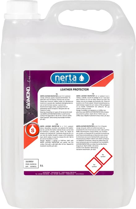 Nerta Leather Protector - Leer bescherming - leer reiniger - leather cleaner - 5 liter