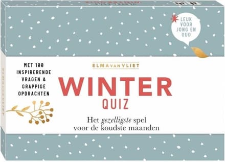 Elma van Vliet: Winter Quiz - Kaartspel