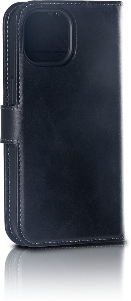 Rixus For iPhone 15 Plus Duo Magnetic Detachable Wallet Black