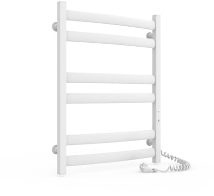 Elektrische handdoekradiator ATLANT 500x700 met ECO-timer, 160W, Wit