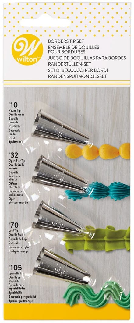 Wilton Spuitmondjes Set - Garneerspuit - Sierranden #10 #32 #170 #105