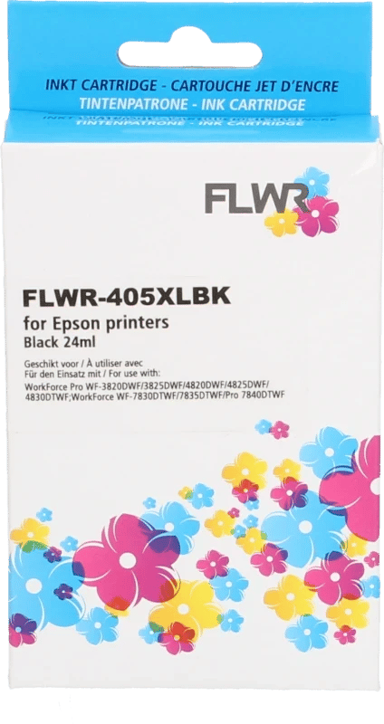 FLWR - Cartridges / Epson 405XL / zwart / Geschikt voor Epson