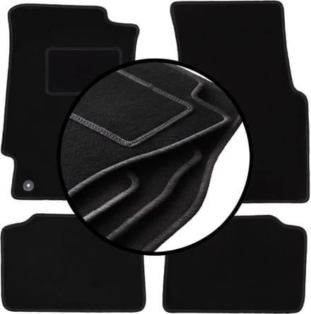 Complete set veloursmatten voor: Honda Civic V hatchback (1991-1996)