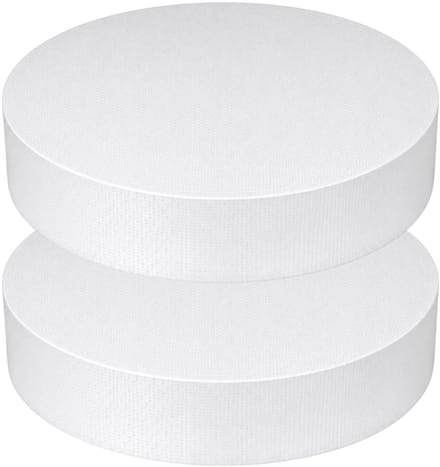 Piepschuim vormen - cirkel - 2x - D40 x 4 cm - styropor hobby / DIY vorm - basis knutselfiguren