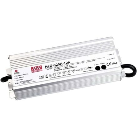 MEAN WELL HLG-320H-36A LED-driver, LED-transformator Constante spanning, Constante stroomsterkte 320 W 8.9 A 36 V/DC PFC-schakeling,...