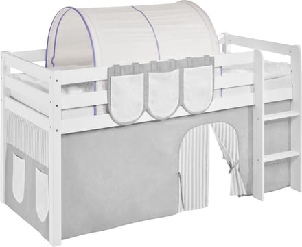 Tunnel Lila Beige voor halfhoogslaper