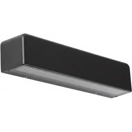 KS Verlichting - wandlamp - Warwick - buitenlamp - zwart - LED - aluminium - downlighter