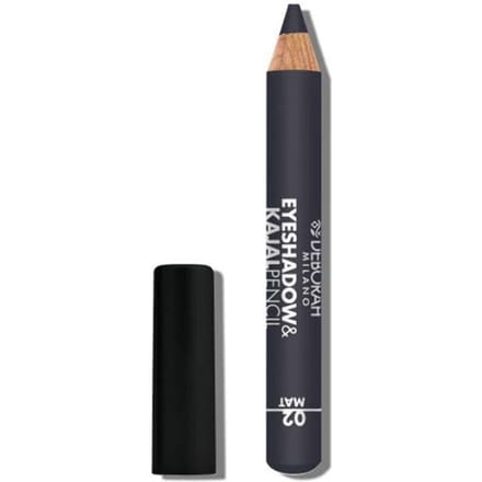 Deborah, Deborah, Blending, Mat, Oogschaduw & Kajal Eyeliner 2-in-1, 2, Grijs, 2 g