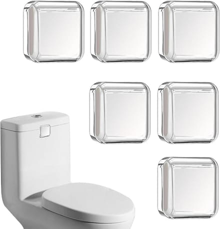 Deurstoppers - Muurbeveiliging - Muren Beschermen - Zonder Boren - 6 Stuks - Transparant