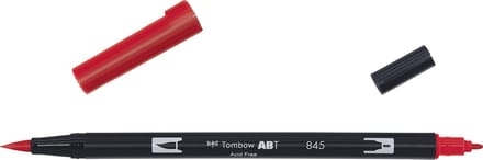 Tombow Brush pen - ABT 845 - Dual Brushpen - Carmine - Rood