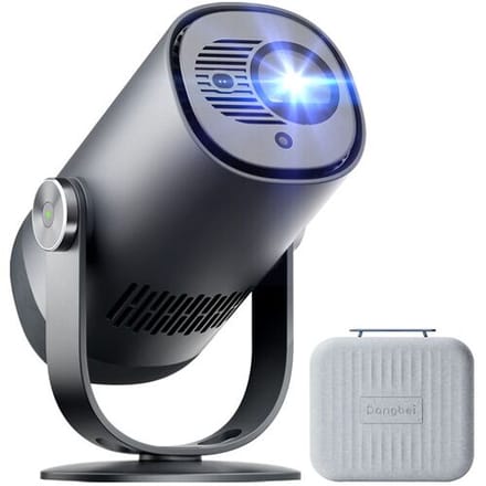 Dangbei Freedo Portable Smart Projector Beamer DLP 450 lm 1920 x 1080 Full HD Smart System, geïntegreerde Apps, Mini-beamer, Werkt op accu, Full...