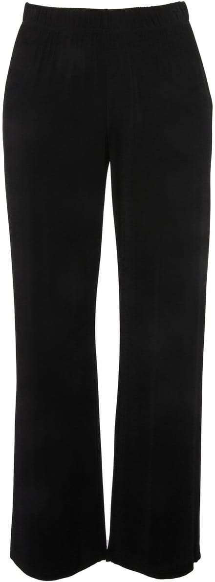 Ulla Popken - Dames - Slinky broek - Zwart - Maat 50+