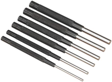 Sealey AK9123 Parallelle Pin Punch Set, Multi-Colour