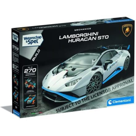 Clementoni Wetenschap & Spel - Lamborghini Huracan - Constructie Speelgoed - STEM speelgoed - Vanaf 8 jaar