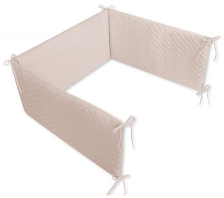 Babybam Bedomrander Soft Velvet Beige-210 X 30 cm