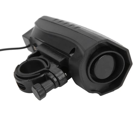Elektrische Fietsbel Elektrische Luide Fietsbel Fietsstuur Ring Alarm met Vaste Basis gray
