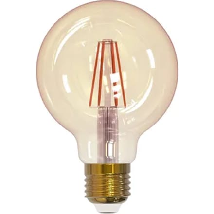 Eglo Ledfilamentlamp Globe - Amber - D8cm - Warm Wit - E27 - 12w