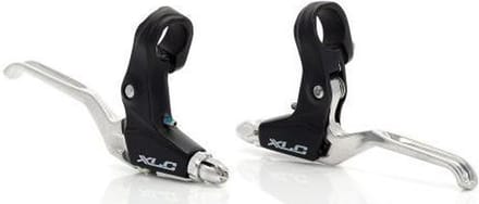 XLC Remgreep BL-V04 – V-Brake – Duimschakelaar/Draaischakelaar – Aluminium – Zwart/Zilver