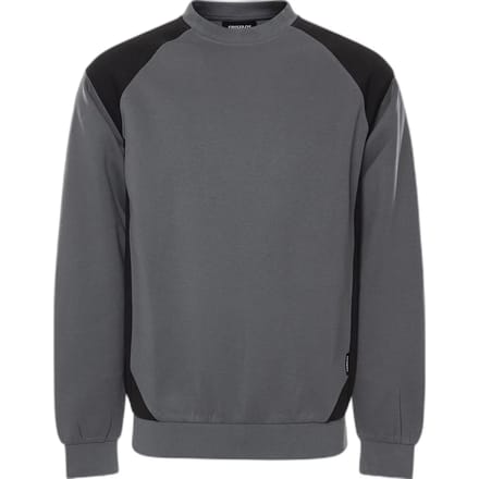 Fristads Sweater 7148 GSM - Grijs/Zwart - S