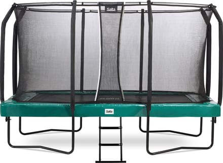 Salta First Class - Trampoline met veiligheidsnet en ladder - 427 x 244 cm - Groen