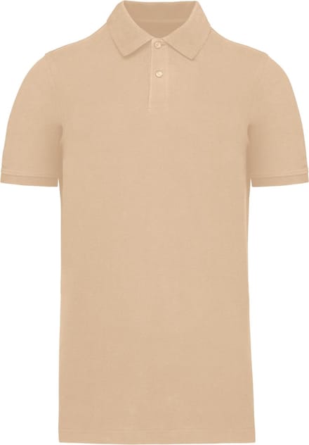 Kariban Piqué-herenpolo Bio180 K2025 - Light Sand - XS
