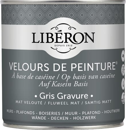 Liberon Velours De Peinture Muurverf - Mat - Gris Gravure - 0,5l
