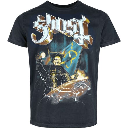 Ghost T-shirt - Lightning - S tot 4XL - voor Mannen - donkergrijs
