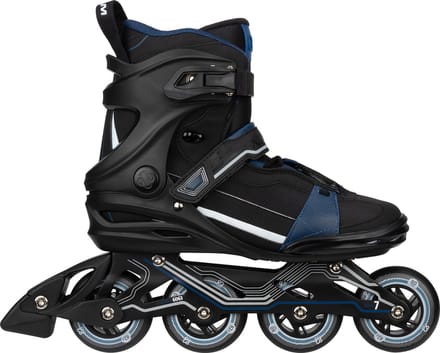 Nijdam Inline Skates - Alu chassis - Circuit Cruiser - Maat 40 - Zwart