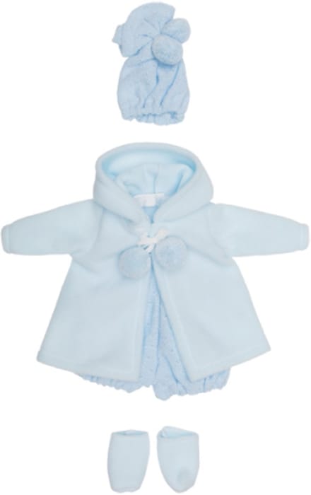 Asi poppenkleding duffeljas blauw - poppenjas voor kinderen.