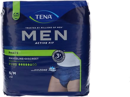 TENA Men Pants Plus - Medium- 5 x 12 stuks voordeelverpakking